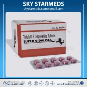 Super Vidalista (Tadalafil with Dapoxetine)